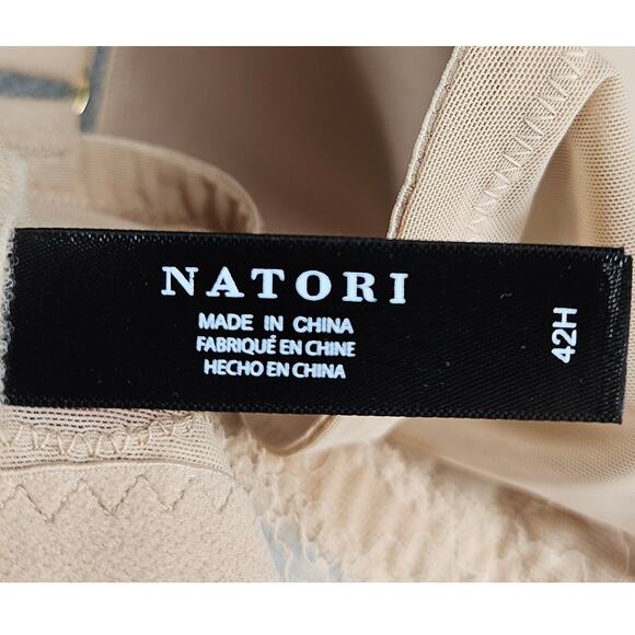 NATORI WOMEN'S NUDE ELUSIVE FULL FIT CONTOUR BRA STYLE 741199 SIZE 42H - Picture 3 of 9